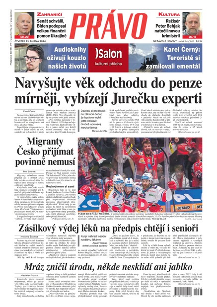 Deník Právo - 25.4.2024