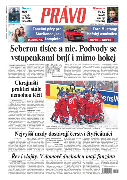 Deník Právo - 24.5.2024
