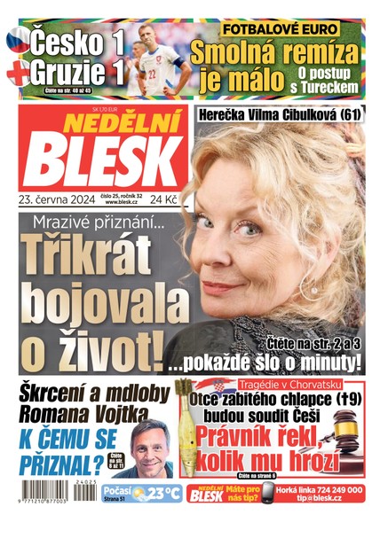 NEDĚLNÍ BLESK - 23.06.2024