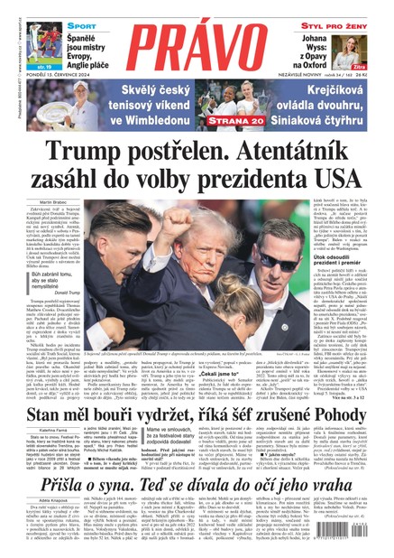 Deník Právo - 15.7.2024