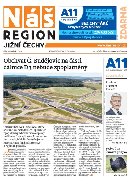 Náš Region - Jižní Čechy 31/2024