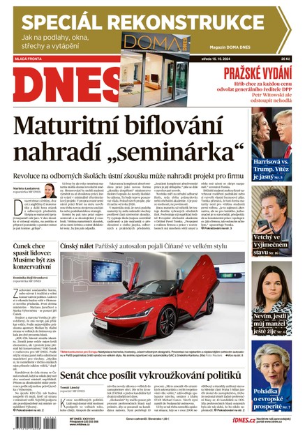 MF DNES - 16.10.2024