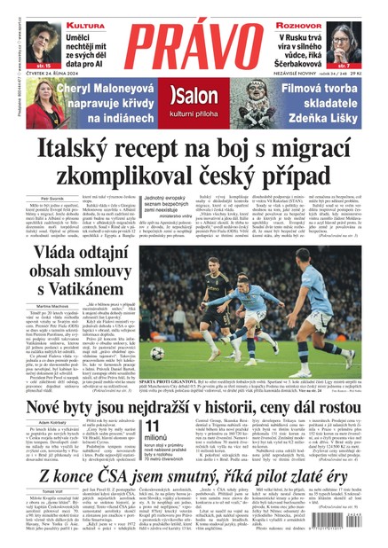 Deník Právo - 24.10.2024