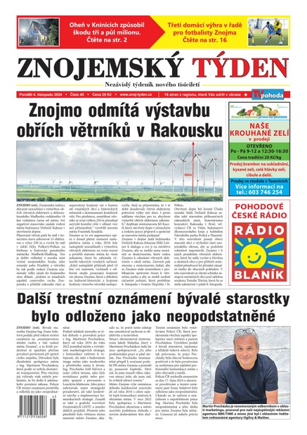 Znojemský týden 45/2024