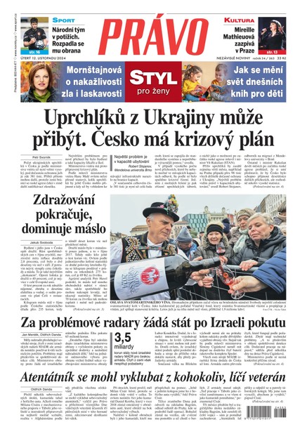 Deník Právo - 12.11.2024