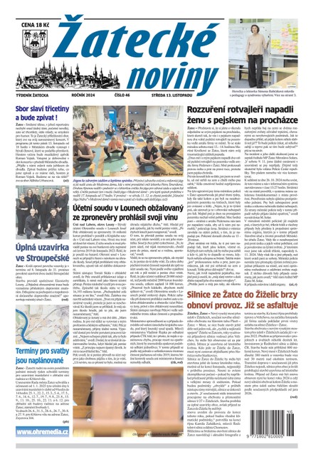 Žatecké noviny 46/24