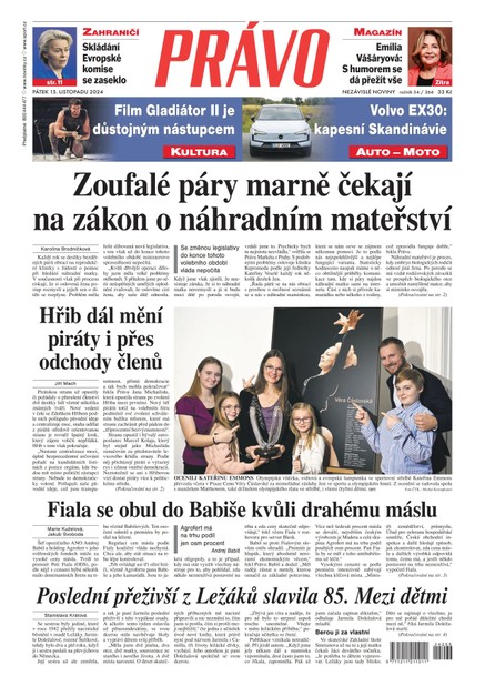 Deník Právo - 15.11.2024