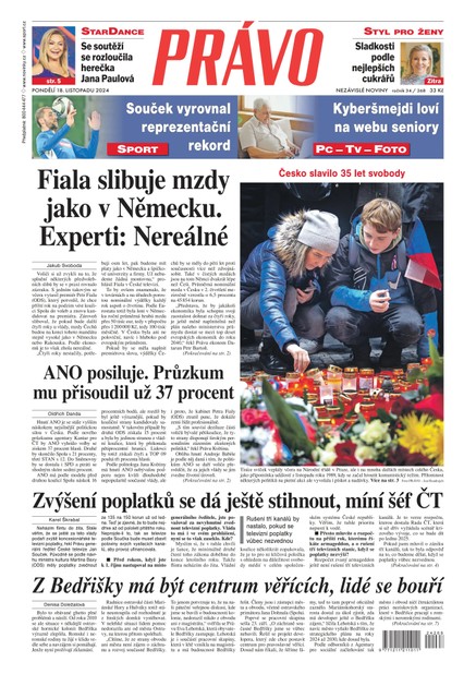Deník Právo - 18.11.2024