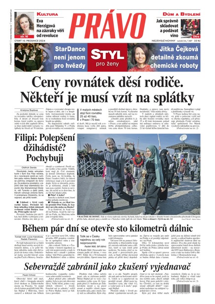 Deník Právo - 10.12.2024