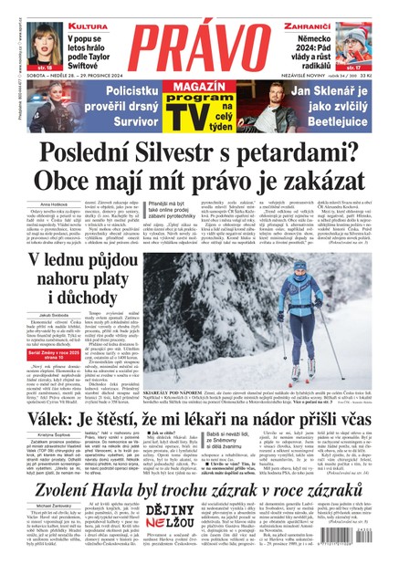 Deník Právo - 28.12.2024
