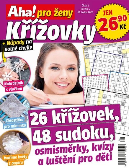 Aha! pro ženy křížovky 1/2025