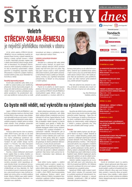 Veletržní noviny 2025