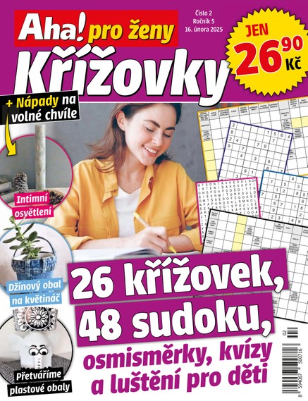 Aha! pro ženy křížovky 2/2025