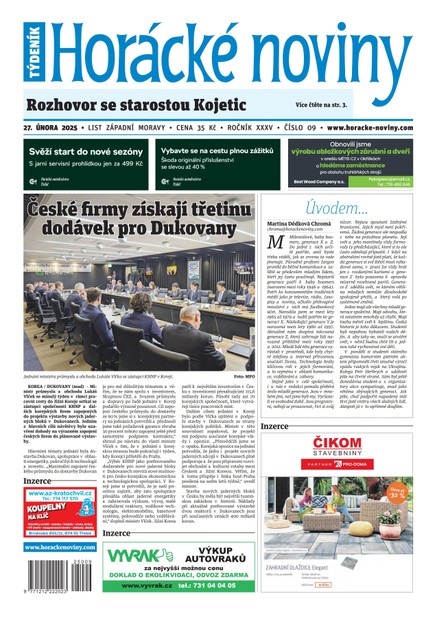 Horácké noviny 09/2025