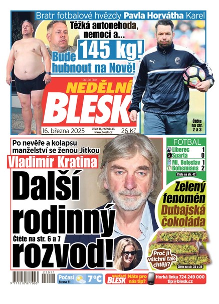 NEDĚLNÍ BLESK - 16.03.2025