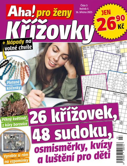 Aha! pro ženy křížovky 3/2025