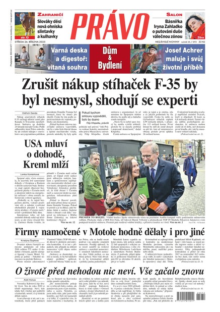 Deník Právo - 26.3.2025