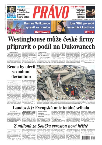 Deník Právo - 31.3.2025