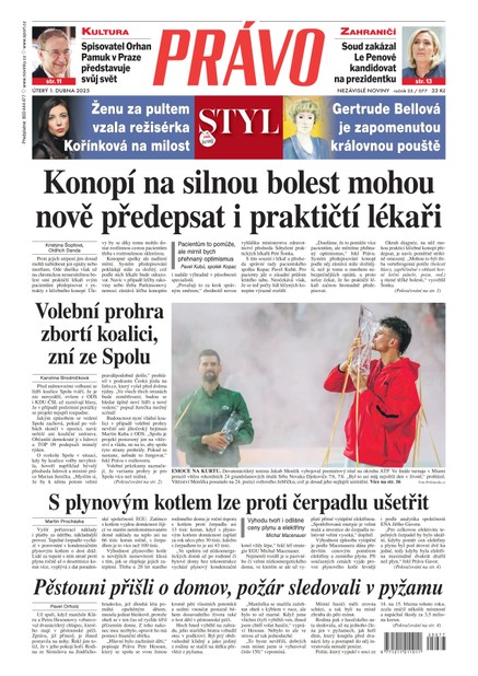 Deník Právo - 1.4.2025