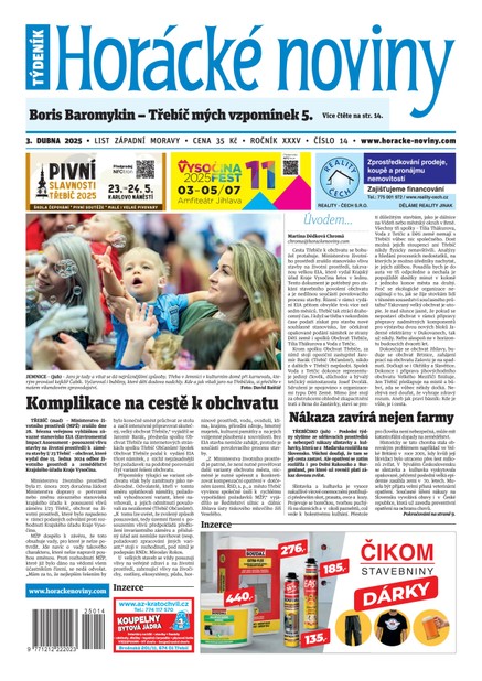 Horácké noviny 14/2025
