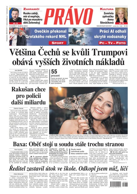 Deník Právo - 7.4.2025