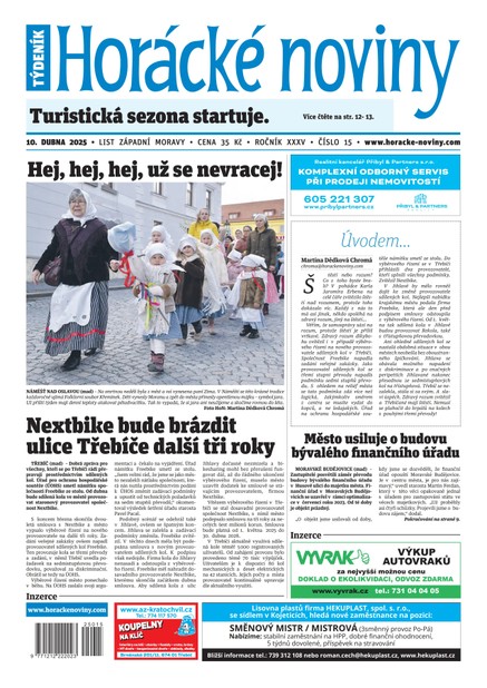 Horácké noviny 15/2025