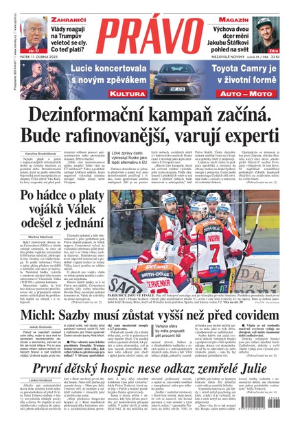 Deník Právo - 11.4.2025