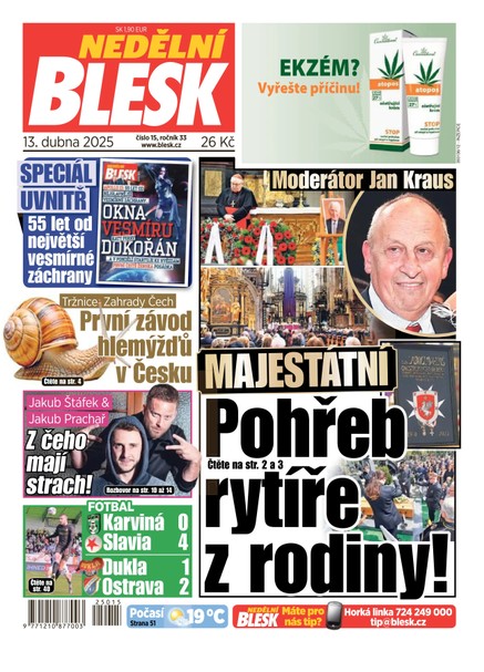 NEDĚLNÍ BLESK - 13.04.2025
