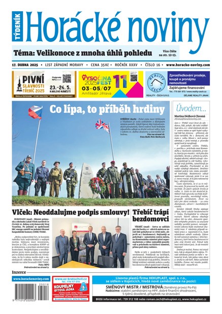Horácké noviny 16/2025
