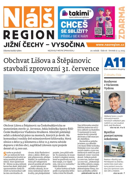 Náš Region - Jižní Čechy 16/2025