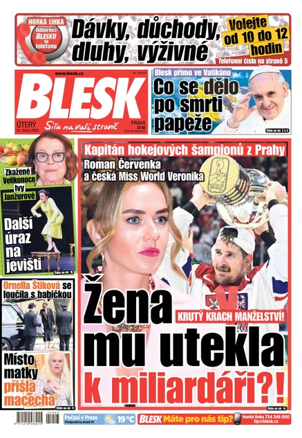 Blesk - 22.04.2025