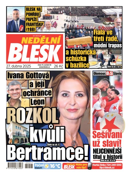 NEDĚLNÍ BLESK - 27.04.2025