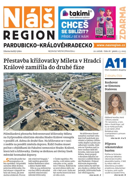Náš Region - Pardubicko/Královéhradecko 18/2025