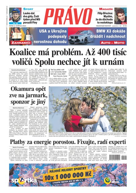 Deník Právo - 2.5.2025
