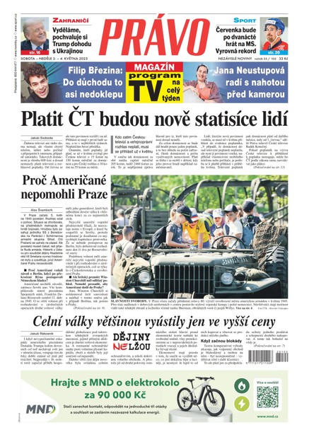 Deník Právo - 3.5.2025