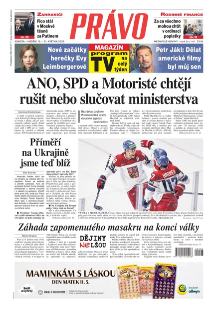 Deník Právo - 10.5.2025