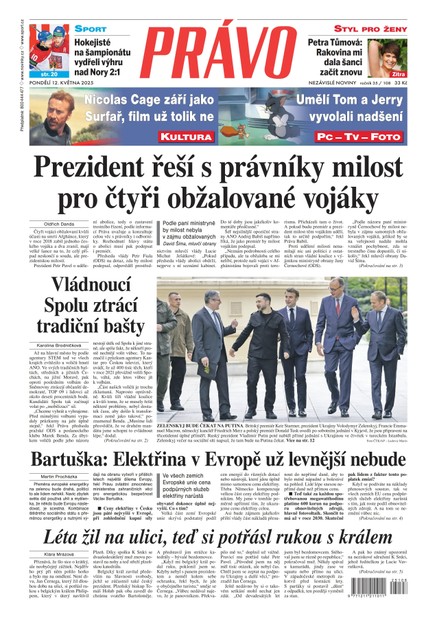Deník Právo - 12.5.2025