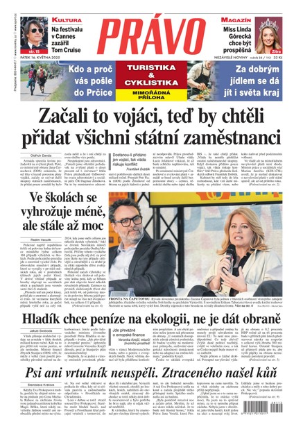 Deník Právo - 16.5.2025