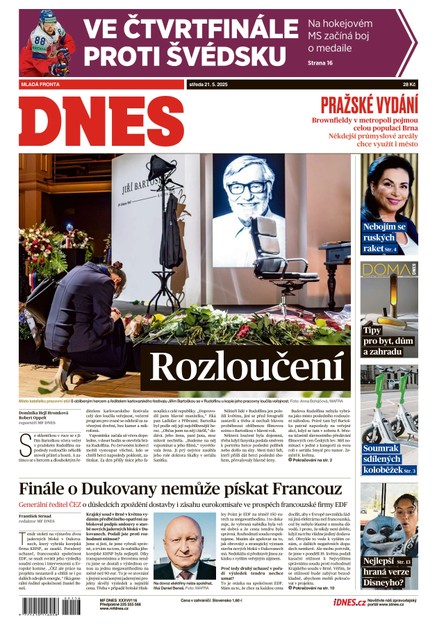 MF DNES - 21.05.2025