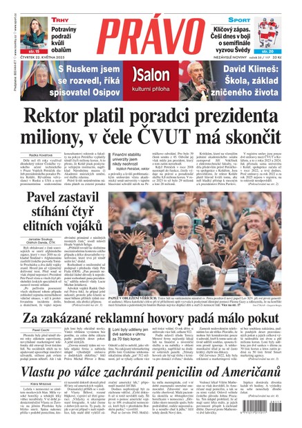 Deník Právo - 22.5.2025