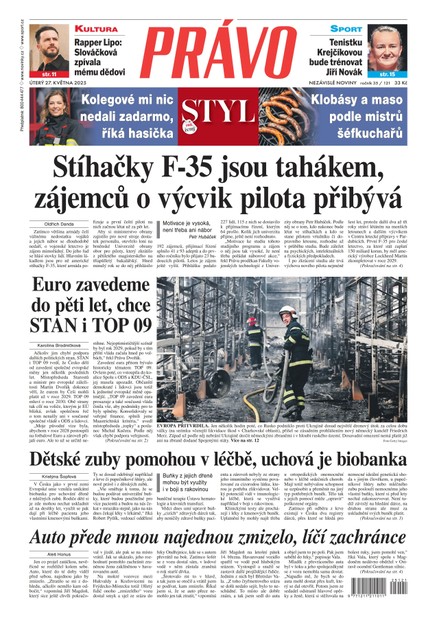 Deník Právo - 27.5.2025