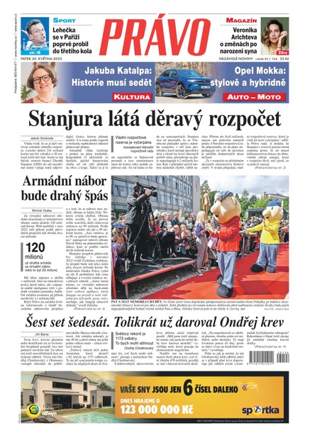 Deník Právo - 30.5.2025