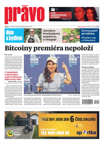 Deník Právo - 4.6.2025