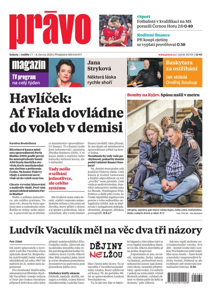 Deník Právo - 7.6.2025