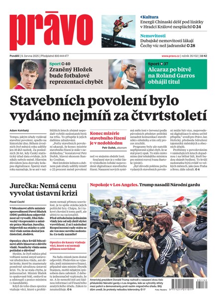 Deník Právo - 9.6.2025