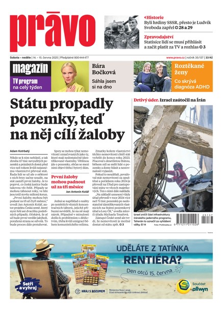 Deník Právo - 14.6.2025