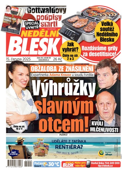 NEDĚLNÍ BLESK - 15.06.2025