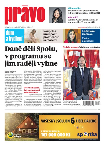 Deník Právo - 25.6.2025