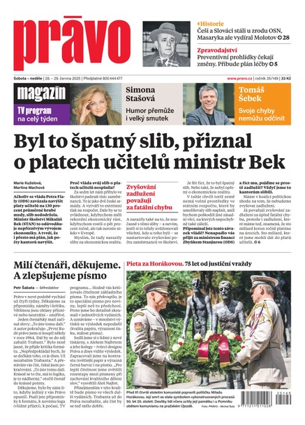 Deník Právo - 28.6.2025