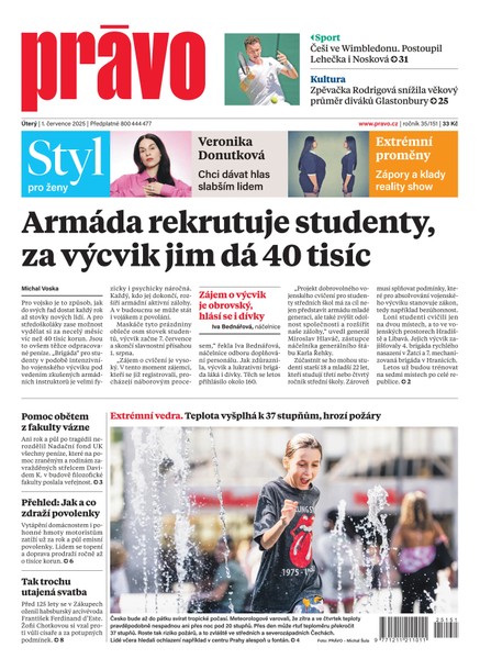 Deník Právo - 1.7.2025